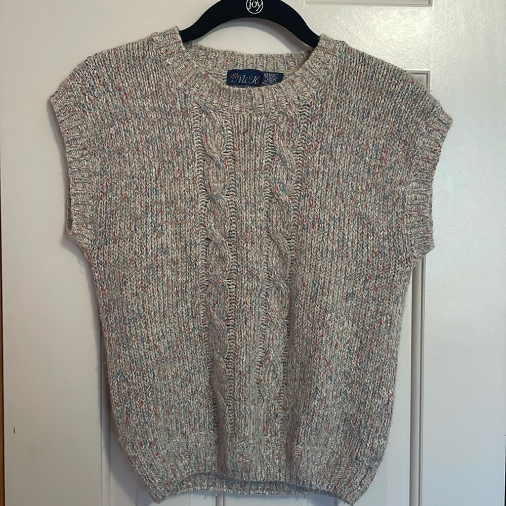 VINTAGE Mi Ki by Majestic International sweater vest